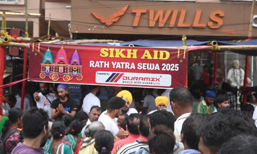 Rath Yatra Water Distribution
